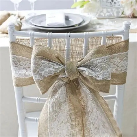 UNI-CHAIR-SASH-BURLAP Rental