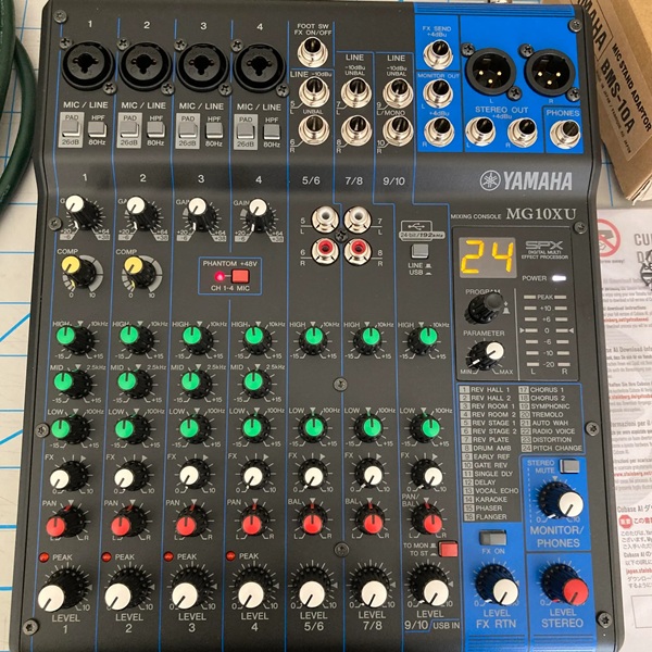 MG10XU 10-Channel Audio Mixer Rental