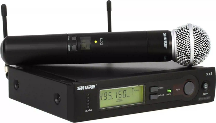 SLX24/SM58 Wireless Microphone System Rental