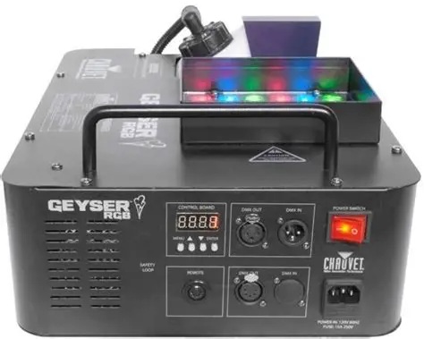 Geyser RGB Vertical Fog Machine Rental