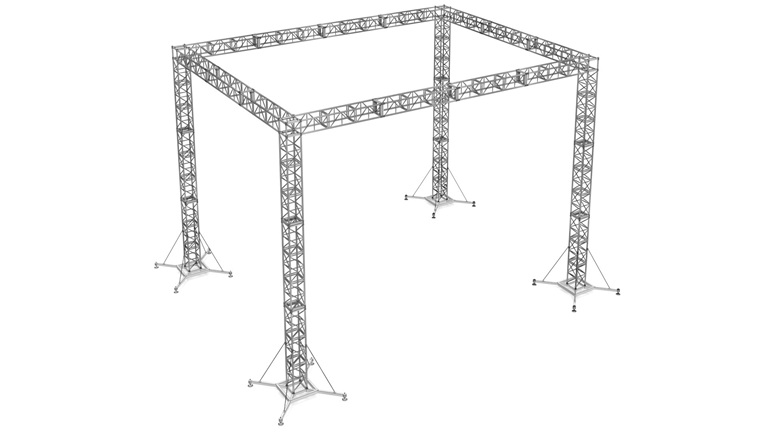 Stairville Stage Truss System (4-Post Square) Rental